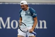 Dominic Stricker at the 2023 US Open - Day 5